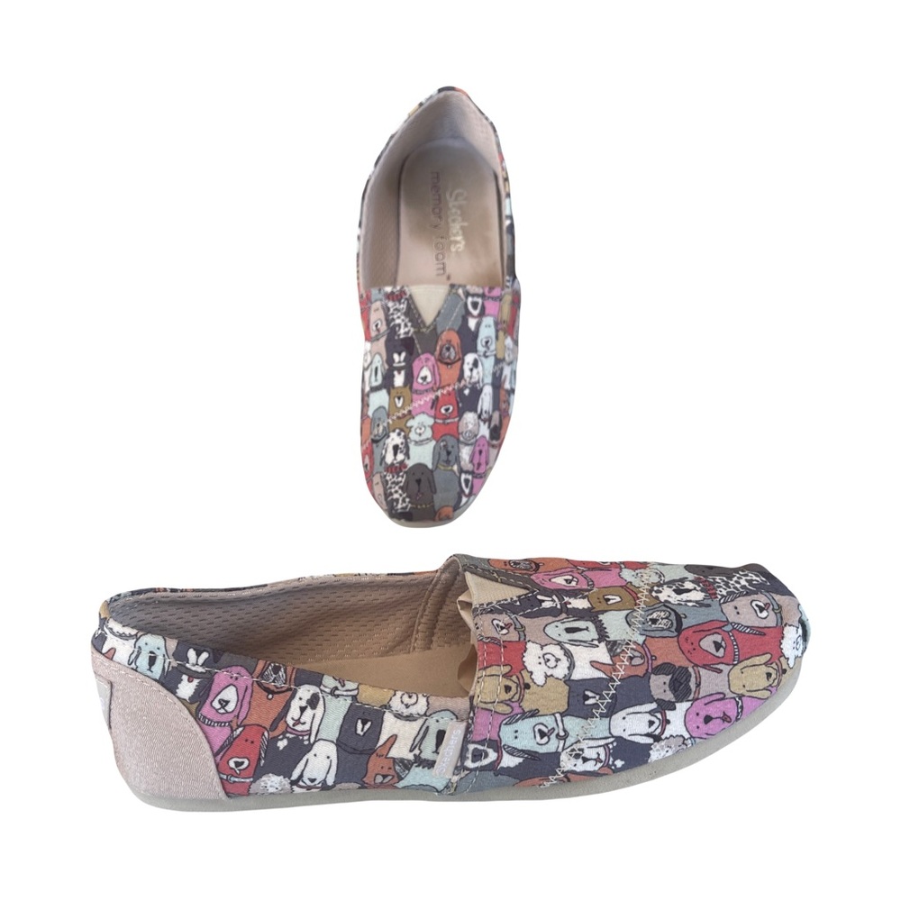 Skechers Dogs Multi Color Flats 7.5